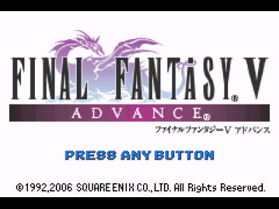 最终幻想V Advance[狼组&APEX](Leak)(简)(JP)(64Mb)